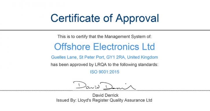 Successful ISO 9001 Surveillance Audit for our contract electronics
